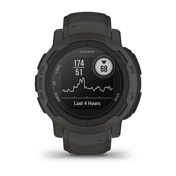 Garmin Instinct 2 2,29 cm (0.9") MIP 45 mm Digitale 176 x 176 Pixel Grafite GPS (satellitare)