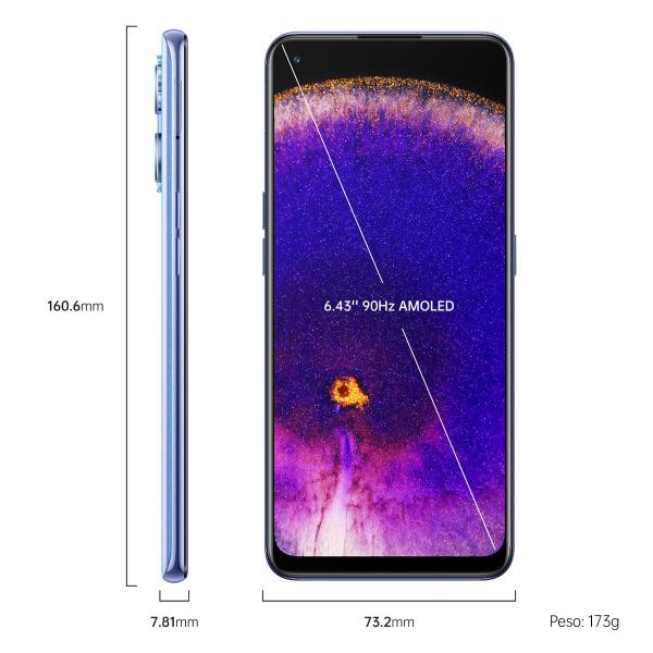 OPPO FIND X5 LITE 8+256GB DS 5G STARTRAILS BLU