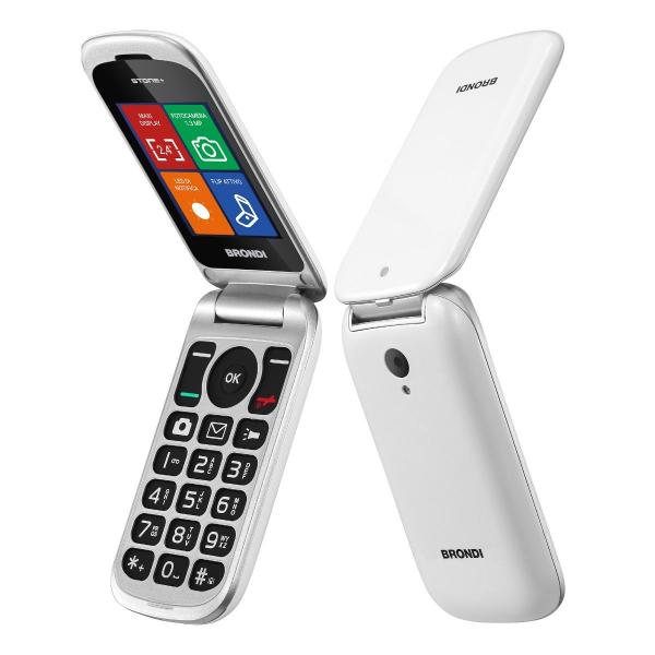 Brondi Stone+ 6,1 cm (2.4") Bianco Telefono cellulare basico - EUROBABYLON  #