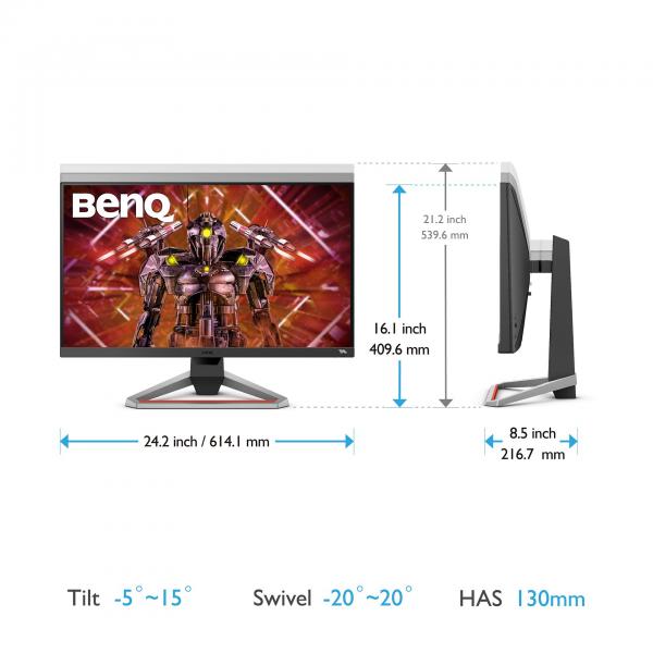 BenQ 9H.LKTLA.TBE Monitor PC 68,6 cm (27") 3840 x 2160 Pixel 4K Ultra HD LED Nero - EUROBABYLON