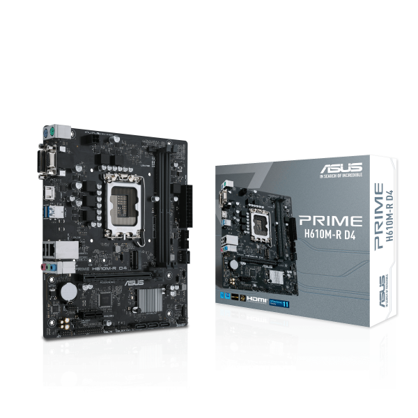 ASUS PRIME H610M-R D4 Intel H610 LGA 1700 micro ATX