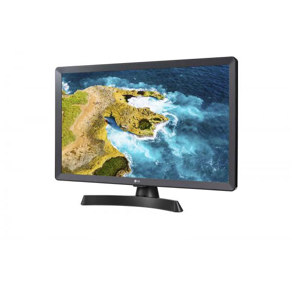 LG HD 24TQ510S-PZ TV 59.9 cm (23.6") Smart TV Wi-Fi Black, Gray 
