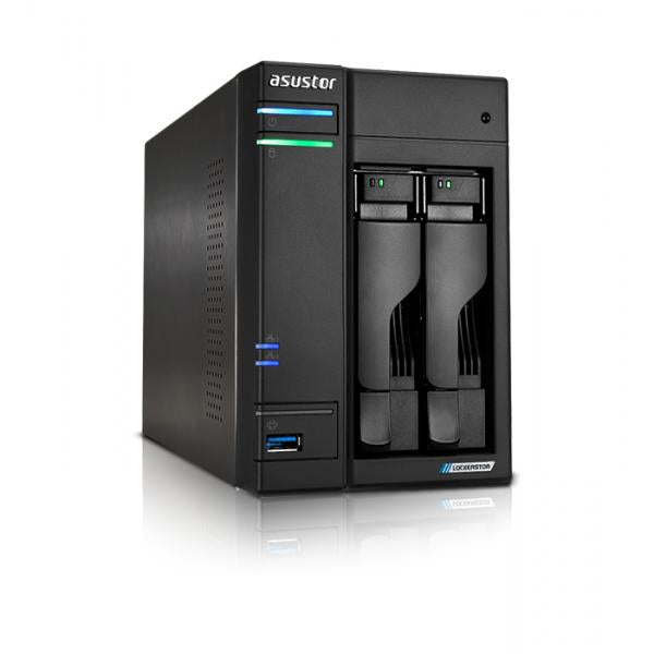 Asustor LOCKERSTOR 2 Gen2 (AS6702T) NAS Desktop Intel Celeron N5105 4 GB DDR4 ADM Nero - EUROBABYLON