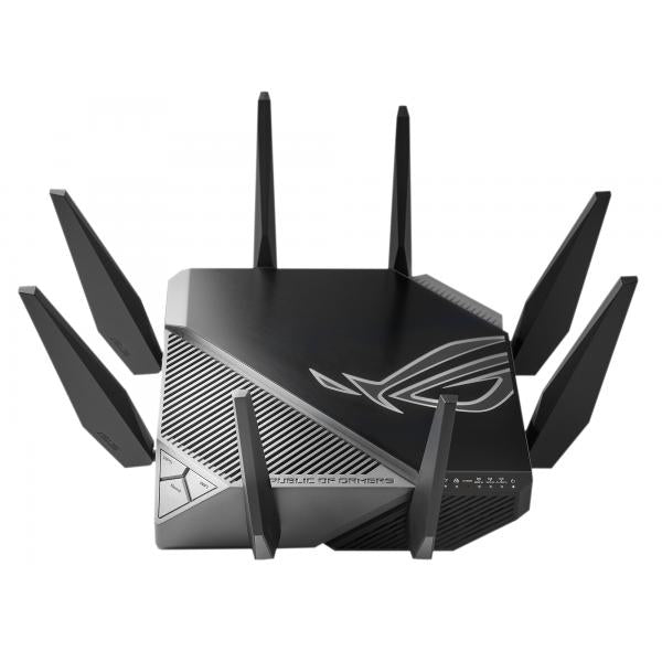 ASUS GT-AXE11000 router wireless Gigabit Ethernet Tri-band (2,4 GHz/5 GHz/6 GHz) Nero - EUROBABYLON