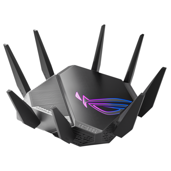 ASUS GT-AXE11000 router wireless Gigabit Ethernet Tri-band (2,4 GHz/5 GHz/6 GHz) Nero - EUROBABYLON