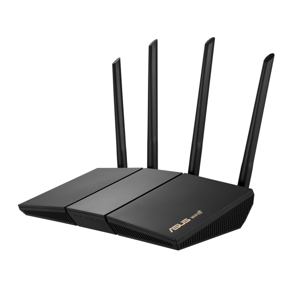 ASUS RT-AX57 router wireless Gigabit Ethernet Dual-band (2.4 GHz/5 GHz) Nero - EUROBABYLON