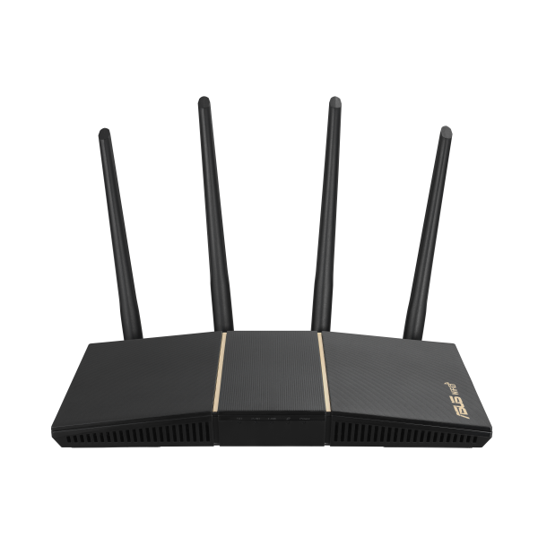 ASUS RT-AX57 router wireless Gigabit Ethernet Dual-band (2.4 GHz/5 GHz) Nero - EUROBABYLON