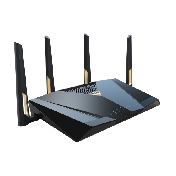 ASUS RT-BE88U router wireless 10 Gigabit Ethernet Dual-band (2.4 GHz/5 GHz) Nero, Grigio - EUROBABYLON