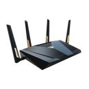ASUS RT-BE88U router wireless 10 Gigabit Ethernet Dual-band (2.4 GHz/5 GHz) Nero, Grigio - EUROBABYLON