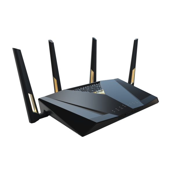 ASUS RT-BE88U router wireless 10 Gigabit Ethernet Dual-band (2.4 GHz/5 GHz) Nero, Grigio - EUROBABYLON