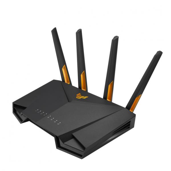 ASUS TUF Gaming AX3000 V2 router wireless Gigabit Ethernet Dual-band (2.4 GHz/5 GHz) Nero, Arancione - EUROBABYLON