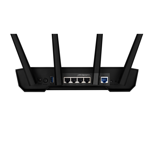 ASUS TUF Gaming AX3000 V2 router wireless Gigabit Ethernet Dual-band (2.4 GHz/5 GHz) Nero, Arancione - EUROBABYLON