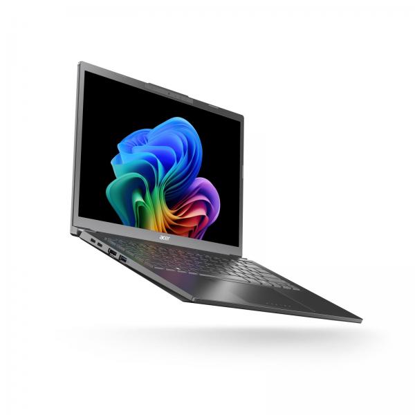 Acer Aspire 14 AI Intel Core Ultra 5 226V Computer portatile 35,6 cm (14") WUXGA 16 GB DDR5-SDRAM 512 GB SSD Wi-Fi 6E (802.11ax) Windows 11 Home Italiano Grigio - EUROBABYLON