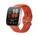 Amazfit Bip 6 Red 5 cm (1.97") AMOLED Digitale 390 x 450 Pixel Touch screen Argento GPS (satellitare) - EUROBABYLON
