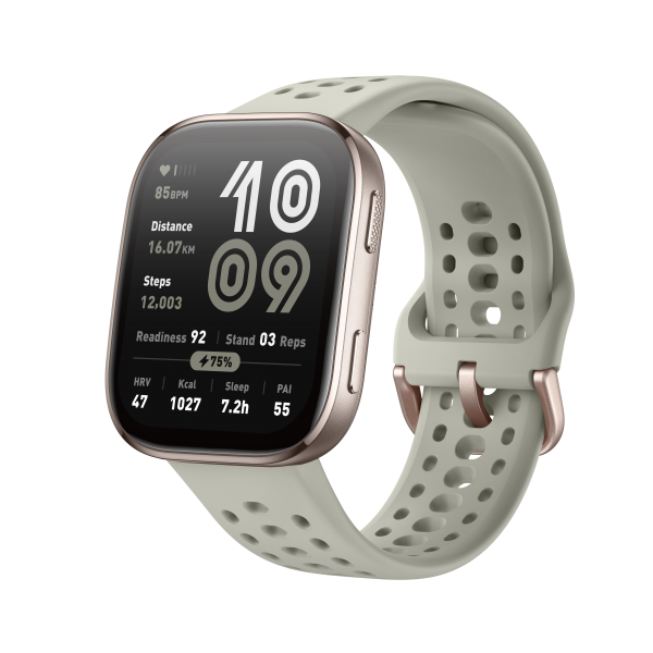 Amazfit Bip 6 Stone 5 cm (1.97") AMOLED Digitale 390 x 450 Pixel Touch screen Oro GPS (satellitare) - EUROBABYLON