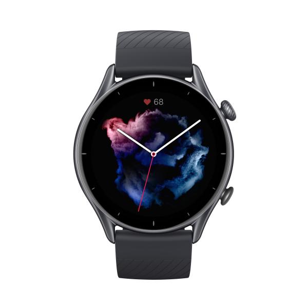 Amazfit GTR 3 Pro 3,68 cm (1.45") AMOLED 46 mm Digitale 480 x 480 Pixel Touch screen Nero Wi-Fi GPS (satellitare) - EUROBABYLON