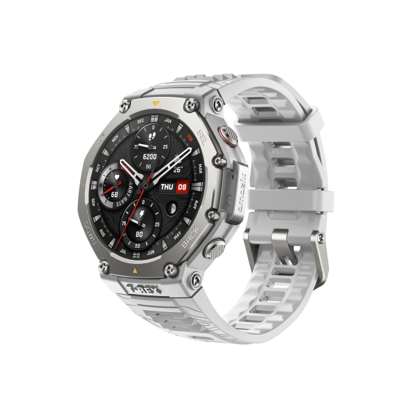 Amazfit T-Rex 3 3,81 cm (1.5") AMOLED Digitale 480 x 480 Pixel Touch screen Acciaio inox GPS (satellitare) - EUROBABYLON