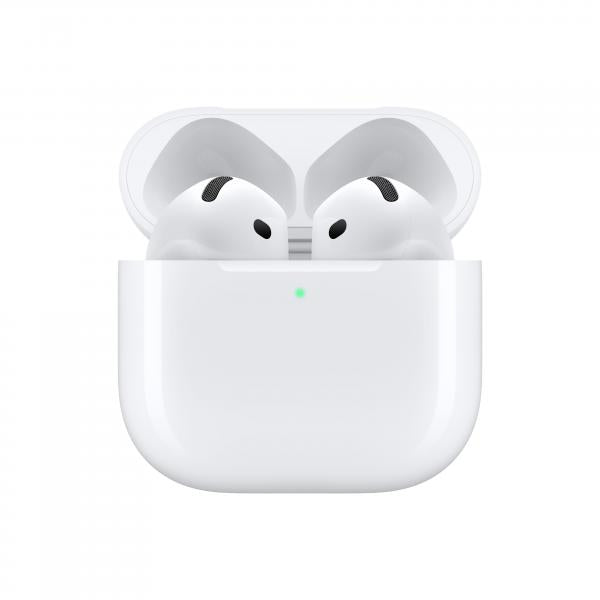 Apple Auricolari AirPods 4 2024 + Cust.Ric. USB-C (ANC) MXP93ZM/A - EUROBABYLON