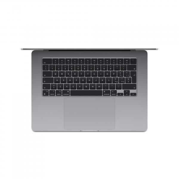 Apple MacBook Air 15": Chip M3 con CPU 8-core e GPU 10-core, 512GB SSD - Grigio siderale - EUROBABYLON