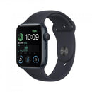 Apple Watch SE OLED 44 mm Digitale 368 x 448 Pixel Touch screen Nero Wi-Fi GPS (satellitare) - EUROBABYLON