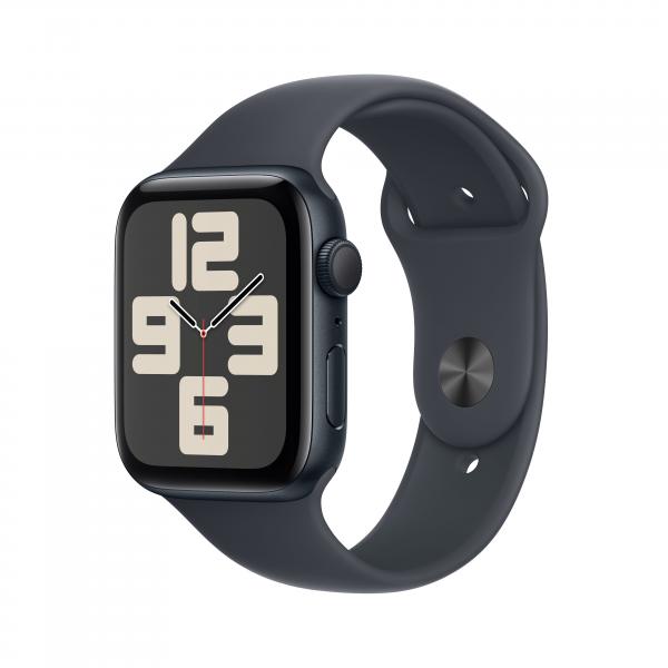 Apple Watch SE OLED 44 mm Digitale 368 x 448 Pixel Touch screen Nero Wi-Fi GPS (satellitare) - EUROBABYLON