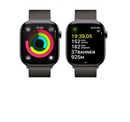 Apple Watch Series 10 LTE 46mm Cassa in titanio color ardesia con cinturino milanese color ardesia - M/L - EUROBABYLON