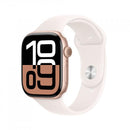 Apple Watch Series 10 OLED 46 mm Digitale 416 x 496 Pixel Touch screen 4G Rose Gold Wi-Fi GPS (satellitare) - EUROBABYLON