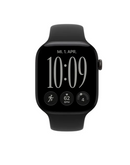 Apple Watch Series 12 GPS 46 mm, cassa in alluminio nero con cinturino Sport nero - M/L - EUROBABYLON