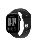 Apple Watch Series 12 GPS 46 mm, cassa in alluminio nero con cinturino Sport nero - M/L - EUROBABYLON