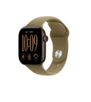 Apple Watch Series 12 GPS + Cellular 42mm Dark Bronze Aluminium Case with Olive Sport Band - S/M