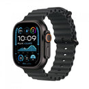 Apple Watch Ultra 2 GPS + Cellular 49mm Cassa Titanio Nero con Nero Ocean Band - EUROBABYLON