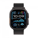 Apple Watch Ultra 2 GPS + Cellular 49mm Cassa Titanio Nero con Nero Titanium Milanese Loop - M - EUROBABYLON