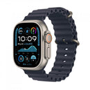 Apple Watch Ultra 2 GPS + Cellular 49mm Cassa in Titanio con Navy Ocean Band - EUROBABYLON