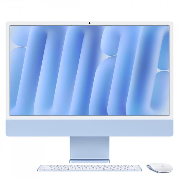 Apple iMac 24" 2024 4.5K M4 10C/10G 16/512GB Blue MWV33T/A - EUROBABYLON