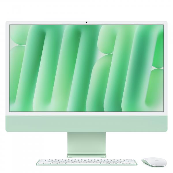 Apple iMac 24" 2024 4.5K M4 10C/10G 16/512GB Green MWV03T/A - EUROBABYLON