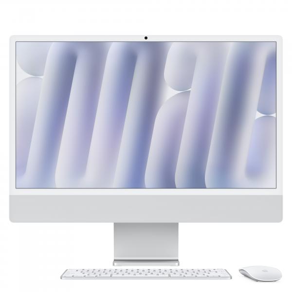 Apple iMac 24" 2024 4.5K M4 10C/10G 16/512GB Silver MWUV3T/A - EUROBABYLON