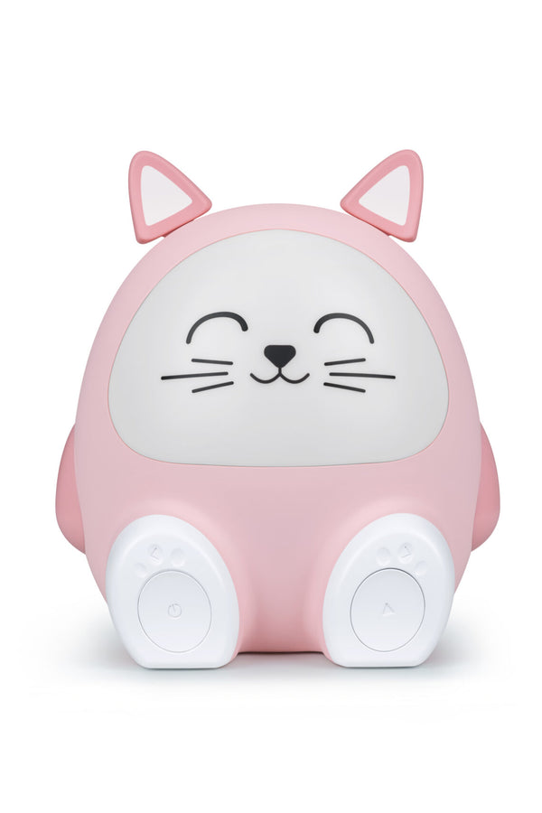 BIGBEN KIDS WIRELESS BT SPEAKER WITH NIGHT LIGHT CAT SHAPE PINK BTKIDSCAT - EUROBABYLON