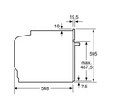 Bosch HBG7363B1 Forno Incasso Serie 8 71L AirFry Home
