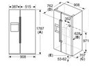 Bosch KAD93ABEP Serie 6 Side-by-Side Grande frigorifero - EUROBABYLON