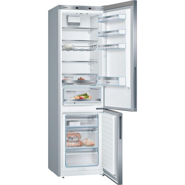 Bosch Serie 6 KGE39AICA frigorifero con congelatore Libera installazione 343 L C Acciaio inox - EUROBABYLON