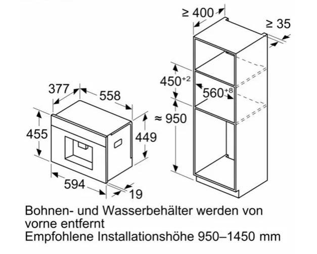 Bosch Serie 8 CTL7181B0 macchina per caffè Automatica Macchina per espresso 2,4 L - EUROBABYLON