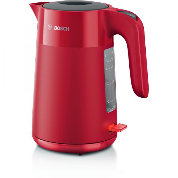 Bosch TWK2M164 bollitore elettrico 1,7 L 2400 W Nero, Grigio, Rosso - EUROBABYLON