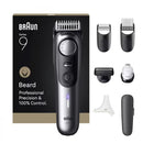 Braun BeardTrimmer 9 BT9520 regolabarba Batteria 52 2 cm Bagnato e secco Nero, Grigio - EUROBABYLON