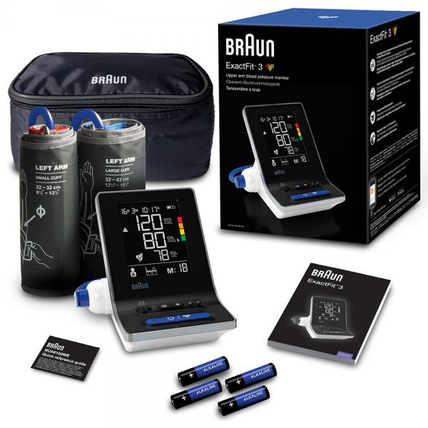 Braun ExactFit 3 Arti superiori Misuratore di pressione sanguigna automatico 2 utente(i) - EUROBABYLON