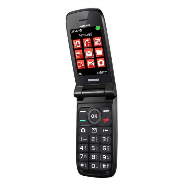 Brondi Magnum 4 7,11 cm (2.8") Nero Telefono cellulare basico - EUROBABYLON