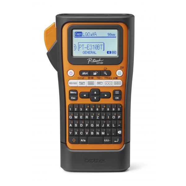 Brother PT-E310BTVP stampante per etichette (CD) Trasferimento termico 180 x 180 DPI 20 mm/s Con cavo e senza cavo HSE/TZe Bluetooth QWERTZ - EUROBABYLON