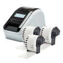 Brother QL-820NWBcVM stampante per etichette (CD) Termica diretta 300 x 600 DPI 176 mm/s Con cavo e senza cavo Collegamento ethernet LAN DK Wi-Fi Bluetooth - EUROBABYLON