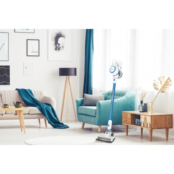 Candy Scopa Elettrica CVIVA20 Ricaricabile Bianco/Blu - EUROBABYLON