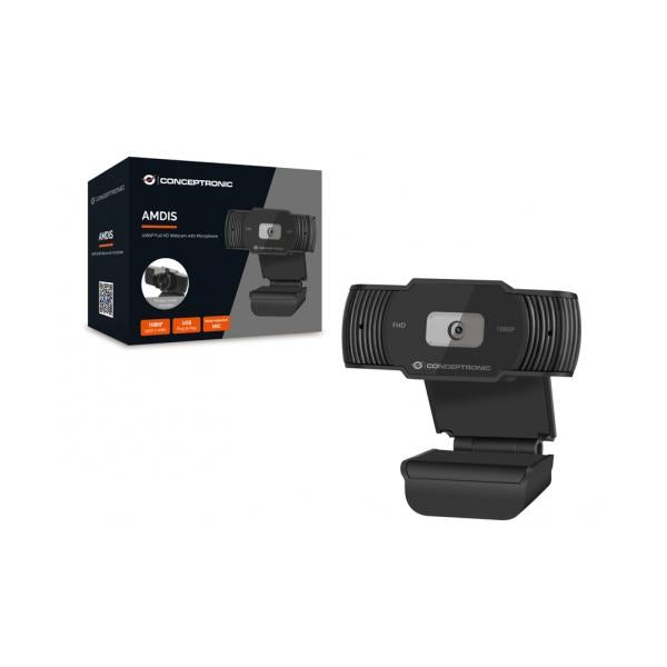 Conceptronic AMDIS04B webcam 1920 x 1080 Pixel USB 2.0 Nero - EUROBABYLON