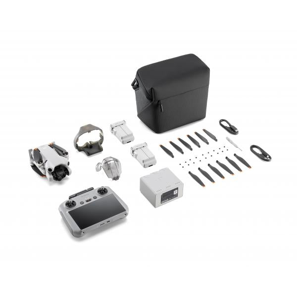DJI Mini 4 Pro Fly More Combo (RC 2) 4 rotori Quadrirotore 48 MP 3840 x 2160 Pixel 2590 mAh Nero, Bianco - EUROBABYLON